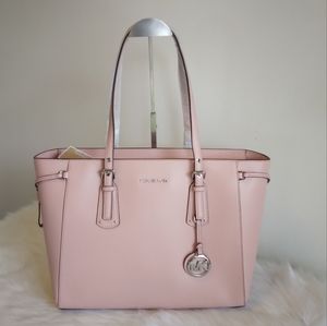 NWT Pink Michael Kors Medium Voyager Tote